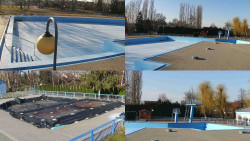 Areál koupaliště Hulín - sdružené snímky