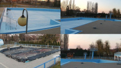 Areál koupaliště Hulín - sdružené snímky