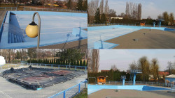 Areál koupaliště Hulín - sdružené snímky