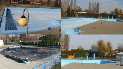 Areál koupaliště Hulín - sdružené snímky