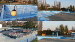 Areál koupaliště Hulín - sdružené snímky