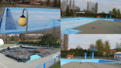 Areál koupaliště Hulín - sdružené snímky