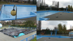 Areál koupaliště Hulín - sdružené snímky