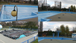 Areál koupaliště Hulín - sdružené snímky