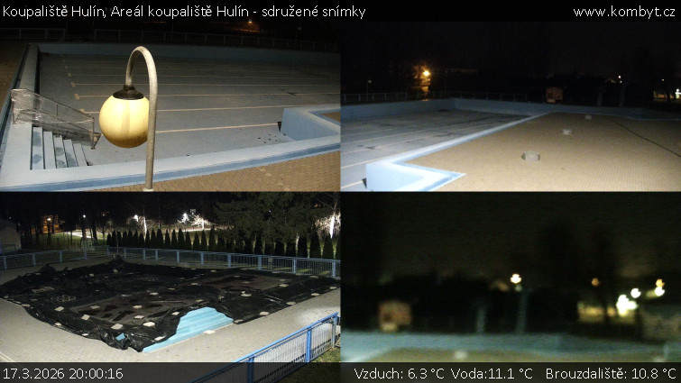 Koupaliště Hulín - Areál koupaliště Hulín - sdružené snímky - 17.3.2026 v 20:00