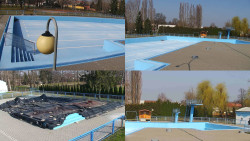 Areál koupaliště Hulín - sdružené snímky