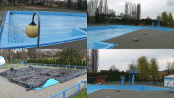 Areál koupaliště Hulín - sdružené snímky