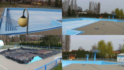 Areál koupaliště Hulín - sdružené snímky