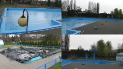 Areál koupaliště Hulín - sdružené snímky