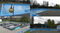 Areál koupaliště Hulín - sdružené snímky