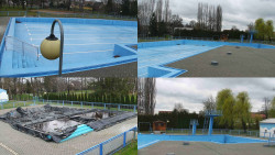 Areál koupaliště Hulín - sdružené snímky