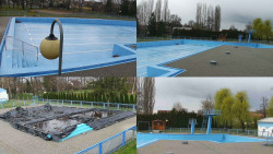 Areál koupaliště Hulín - sdružené snímky