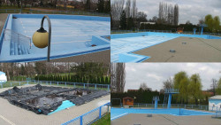 Areál koupaliště Hulín - sdružené snímky