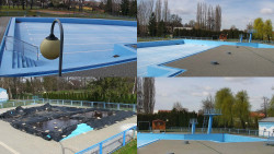 Areál koupaliště Hulín - sdružené snímky