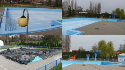 Areál koupaliště Hulín - sdružené snímky