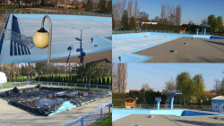 Areál koupaliště Hulín - sdružené snímky