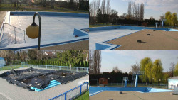 Areál koupaliště Hulín - sdružené snímky