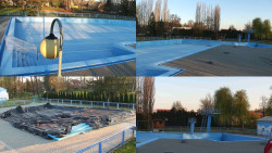 Areál koupaliště Hulín - sdružené snímky