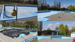 Areál koupaliště Hulín - sdružené snímky