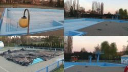 Areál koupaliště Hulín - sdružené snímky