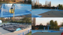 Areál koupaliště Hulín - sdružené snímky