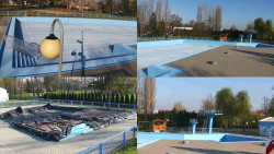 Areál koupaliště Hulín - sdružené snímky