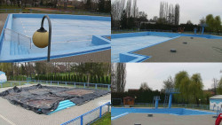 Areál koupaliště Hulín - sdružené snímky