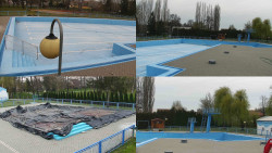 Areál koupaliště Hulín - sdružené snímky