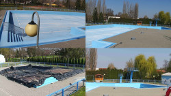 Areál koupaliště Hulín - sdružené snímky