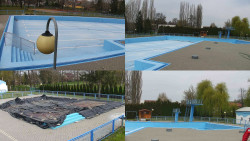 Areál koupaliště Hulín - sdružené snímky