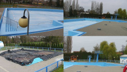 Areál koupaliště Hulín - sdružené snímky