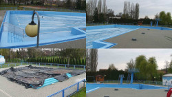 Areál koupaliště Hulín - sdružené snímky