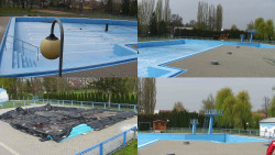 Areál koupaliště Hulín - sdružené snímky