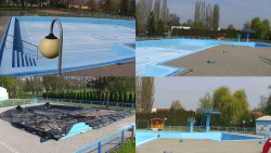 Areál koupaliště Hulín - sdružené snímky