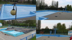 Areál koupaliště Hulín - sdružené snímky