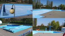 Areál koupaliště Hulín - sdružené snímky