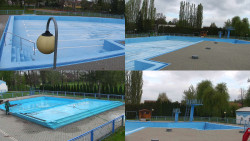 Areál koupaliště Hulín - sdružené snímky