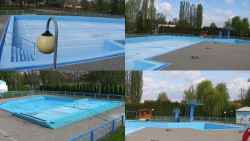 Areál koupaliště Hulín - sdružené snímky