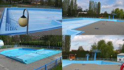 Areál koupaliště Hulín - sdružené snímky