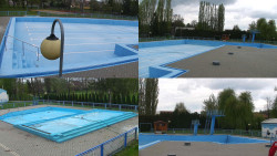 Areál koupaliště Hulín - sdružené snímky