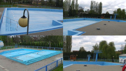 Areál koupaliště Hulín - sdružené snímky