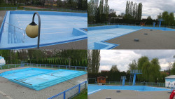 Areál koupaliště Hulín - sdružené snímky