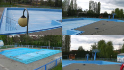 Areál koupaliště Hulín - sdružené snímky