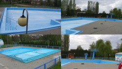 Areál koupaliště Hulín - sdružené snímky