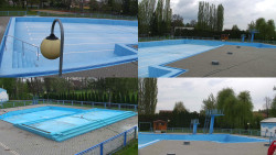 Areál koupaliště Hulín - sdružené snímky