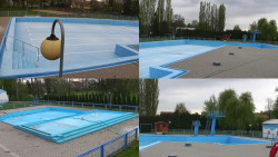 Areál koupaliště Hulín - sdružené snímky