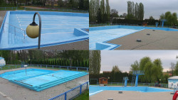 Areál koupaliště Hulín - sdružené snímky