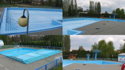 Areál koupaliště Hulín - sdružené snímky