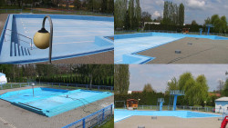 Areál koupaliště Hulín - sdružené snímky