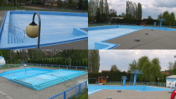 Areál koupaliště Hulín - sdružené snímky